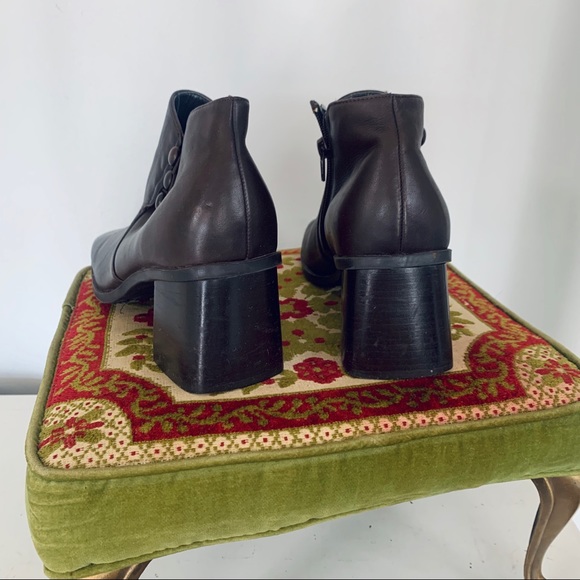 Brown Leather Ankle Boot - Picture 3 of 3